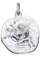Jobo Sternzeichenanhänger, Sternzeichen Wassermann 925 Silber