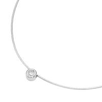 GIORGIO MARTELLO MILANO Kette mit Anhänger »Anhänger mit Zirkonia an Omegareif«