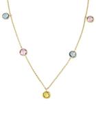 amor halsketting voor dames, goud 375, zirkonia synth.