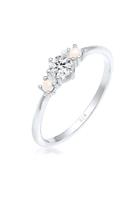 Elli Ringkraal synthetische parels 925 zilver