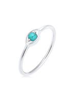 Elli Dames Boze Oog Talisman met Howliet in 925 Sterling Zilver Verguld