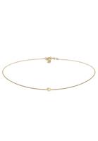 Elli Halsketting Choker Hart Liefde 925 Zilver verguld