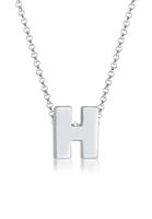 Elli Collierkettchen »Buchstabe H Initialen Trend Minimal 925 Silber«