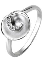 Jobo Fingerring, 925 Silber mit 4 Zirkonia
