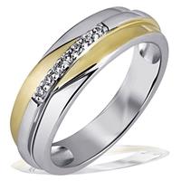goldmaid Damenring Classiness 925 Sterlingsilber 7 Zirkonia