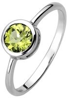Jobo Fingerring, 925 Silber mit Peridot