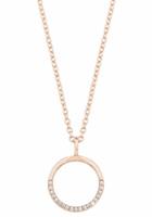 s.Oliver Ketting met hanger voor dames, 925 Sterling zilver, zirkonia synth. | Clef