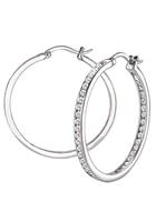 s.Oliver Creolen voor dames, sterling zilver 925, zirkonia (synth.)