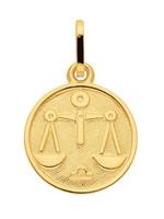 Adelia´s Kettenanhänger »Gold 8 k (333) Sternzeichen Anhänger«, Waage 8 k 333 Gelbgold Ø 1.18 cm