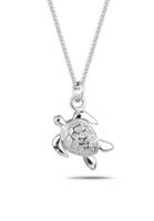 Elli Elli Halsketting Dames Pantser Schildpad Hanger Zon in 925 Sterling Zilver