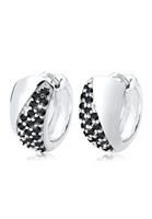 Elli Creools Dames oorbellen Elegant met kristallen in 925 sterling zilver
