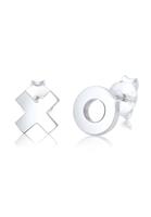 Elli Ohrringe »XOXO Wording Trend Cool Blogger 925 Silber Figa«