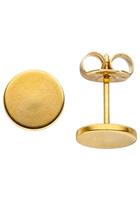 Jobo Paar Ohrstecker, STUDS Edelstahl goldfarben