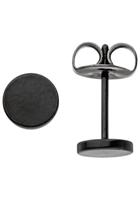 Jobo Paar Ohrstecker, STUDS Edelstahl schwarz beschichtet