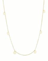 Luigi Merano Collier »mit Behang Plättchen, Gold 585«