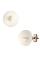Jobo Paar Ohrstecker, rund 925 Silber mit Bergkristall
