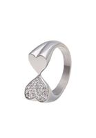 leslii Ring mit Strasssteinen
