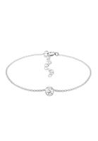 Elli Armband »Solitär Erbskette Swarovski Kristalle 925 Silber«