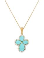 Vivance Kette mit Anhänger "Kette weiße Topas"