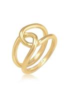 Elli Dames Knopen Trend Minimaal Blogger in 925 Sterling Zilver