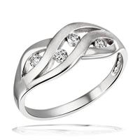 Averdin Damenring 925/- Sterlingsilber 4 Zirkonia