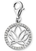 Engelsrufer Charm-Einhänger »Charm Lotus Silber mit Zirkonia, ERC-LOTUS-ZI«