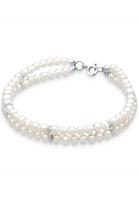 Elli dames elegant eenvoudig met zoetwater gekweekte parel in 925 sterling zilver