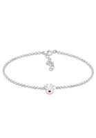 Elli Armband »Erbskette Rentier Swarovski Kristalle 925 Silber«