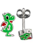 Jobo Paar Ohrstecker »Drache«, 925 Silber