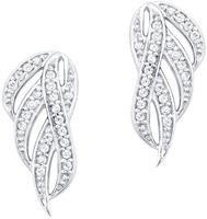 amor Oorbellen voor dames, 925 Sterling zilver, zirkonia synth.