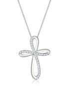 Elli Collierkettchen »Kreuz Zirkonia Religion 925 Silber Kommunion«