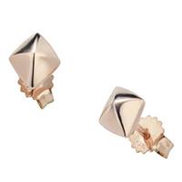 CAÏ Ohrstecker »925/- Sterling Silber rotvergoldet«
