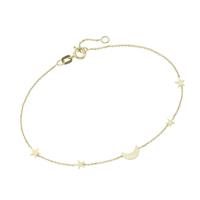 Luigi Merano Armband »Mond und Sterne, Gold 375«