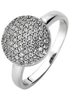 Jobo Fingerring, 925 Silber mit 78 Zirkonia