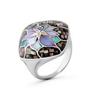 Vivance Ring »925/- Sterling Silber Perlmutt«