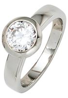 Jobo Silberring, 925 Silber mit Zirkonia
