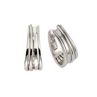 Vivance Klappcreolen »925/- Sterling Silber rhodiniert«