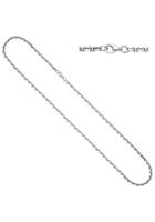 Jobo Silberkette, Ankerkette 925 Silber diamantiert 55 cm