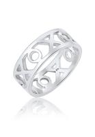 Elli XOXO wording geo trend blogger 925 zilver