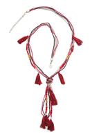COLLEZIONE ALESSANDRO Lange Kette »Lina«, Kette mit kleinen Quasten