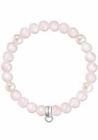 Thomas Sabo Charm-Armband »Rosa, X0222-469-9-L«, mit Rosenquarzen und Süßwasserzuchtperlen