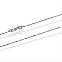 goldmaid Zopfkette 585/- Weißgold 45 cm