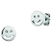 CAÏ Ohrstecker »925/- Sterling Silber rhodiniert Emoji«