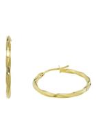 amor hoepel oorbellen Goud 375/9 kt