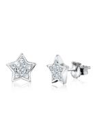 Nenalina Paar Ohrstecker »Stern Ohrstecker Swarovski Kristalle 925 Silber«
