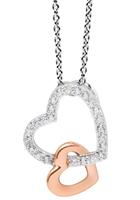 NANA KAY Kette mit Anhänger »Pure love, Herzen, ST1554«, mit Zirkonia