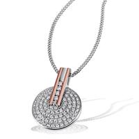 goldmaid Collier 925/- Sterlingsilber 82 weiße Zirkonia