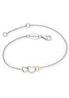 Engelsrufer Armband »3 HERZEN SILBER TRICOLOR, RB-WITHLOVE-03«