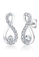 Elli Dames oneindig elegant met kristallen in 925 sterling zilver