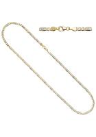 Jobo Goldkette, Steg-Panzerkette 333 Gold 45 cm